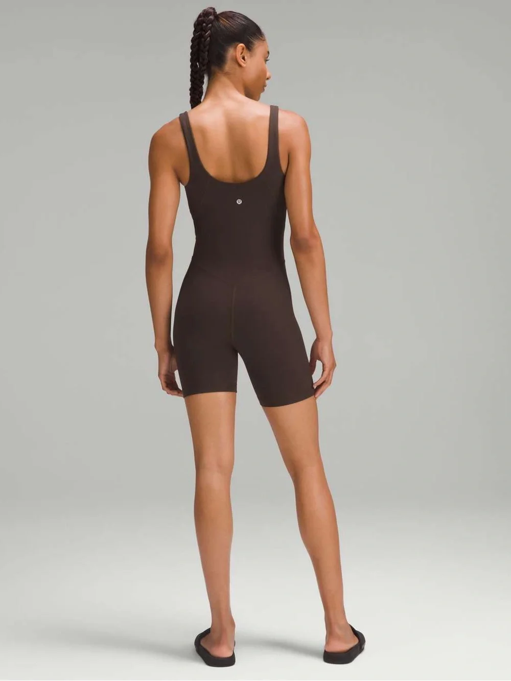 Lululemon Align Bodysuit 6” Espresso Brown Size 6 Built-In Bra